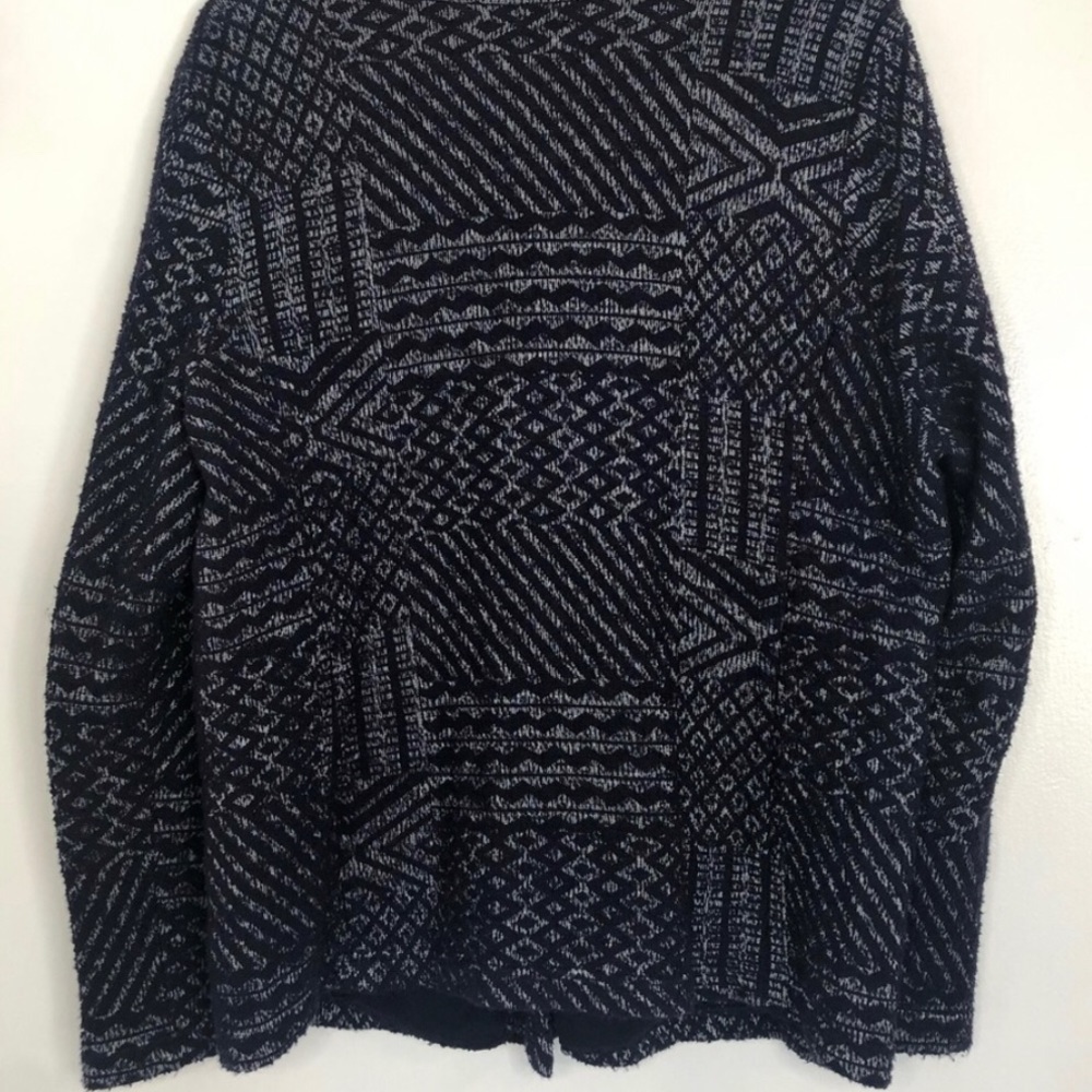 Lucky Brand Sweater- Charcoal Gray & Blue Sweater- Size 1X